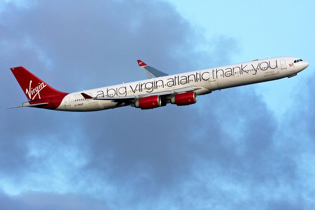 Британская авиакомпания Virgin Atlantic Британская авиакомпания Virgin Atlantic