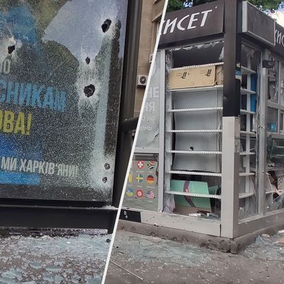 Пошкоджені авто, кіоски: вранці окупанти знову обстріляли Харків