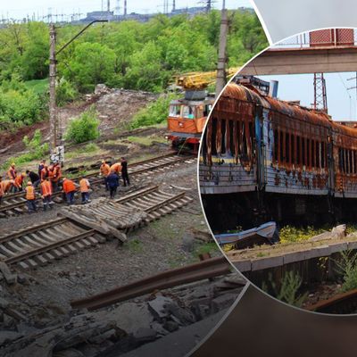 Для вивозу краденого металу та зерна окупанти відновлюють залізницю у Маріуполі